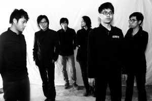 (Second from the right) Ellison Lau and his group members of WhyOceans.
