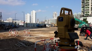 TThe construction site of the public housing in Fai Chi Kei.